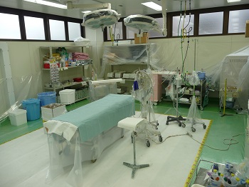 A Trauma Bay at the Fukushima University Medical Center