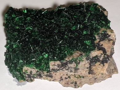 torbernite-encrusted-rock