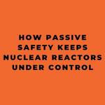 How Passive Safety Keeps Nuclear Reactors Under Control