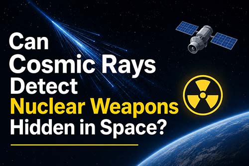 Can Cosmic Rays Detect Nuclear Weapons Hidden in Space