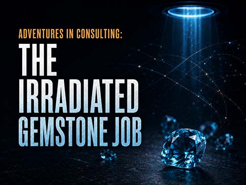 Adventures in Consulting The Irradiated Gemstone Job