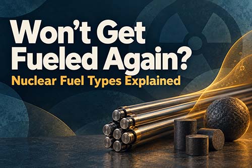 Wont Get Fueled Again Nuclear Fuel Types Explained